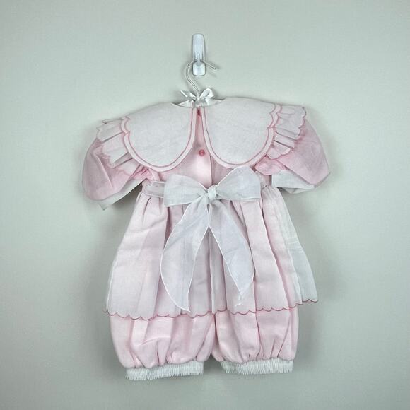 Vintage Narci Stell Pink Ruffle Romper 3T NWT - Picture 8 of 10